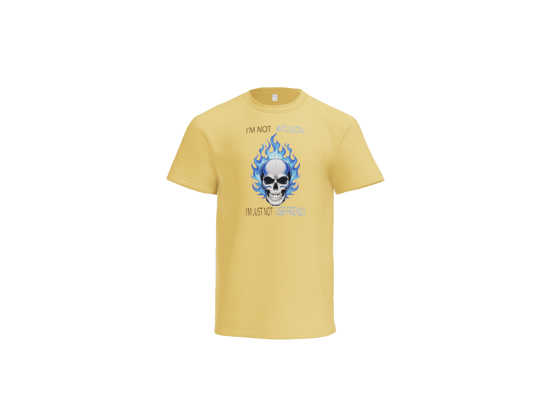 Mens Anti- Social Skeleton