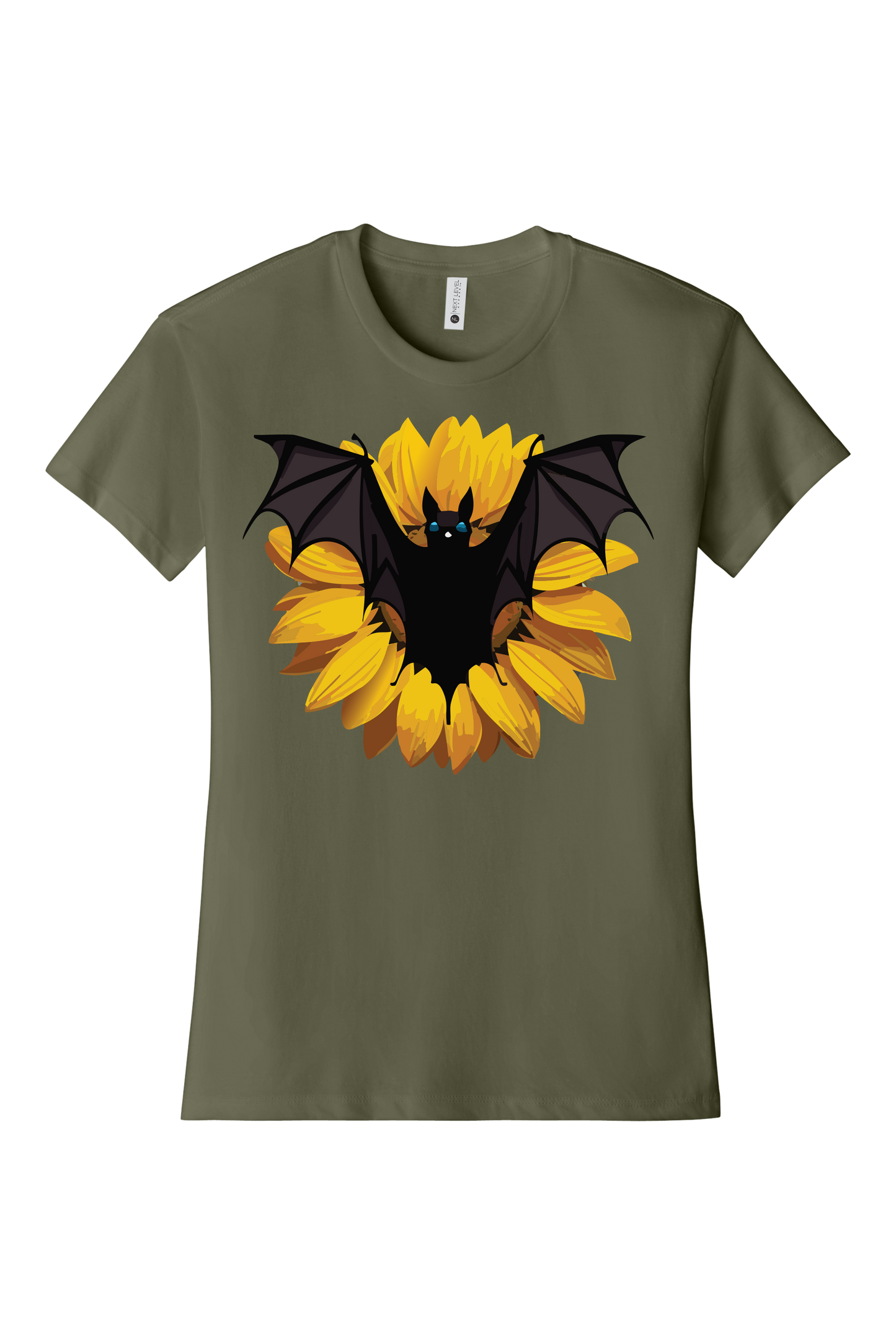 Bat with Sunflower Women's T-Shirt