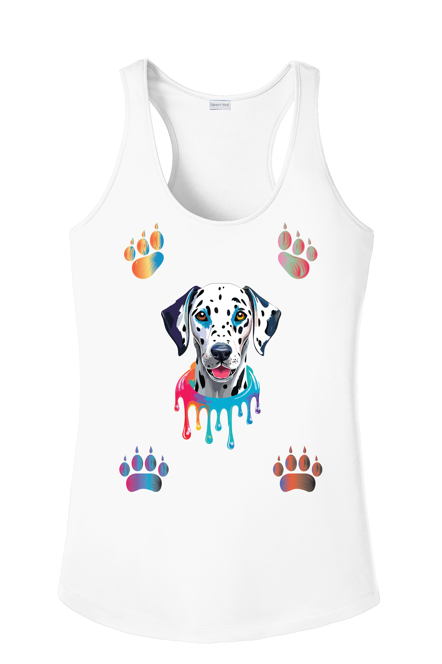 Dalmatian Paws Tank Top