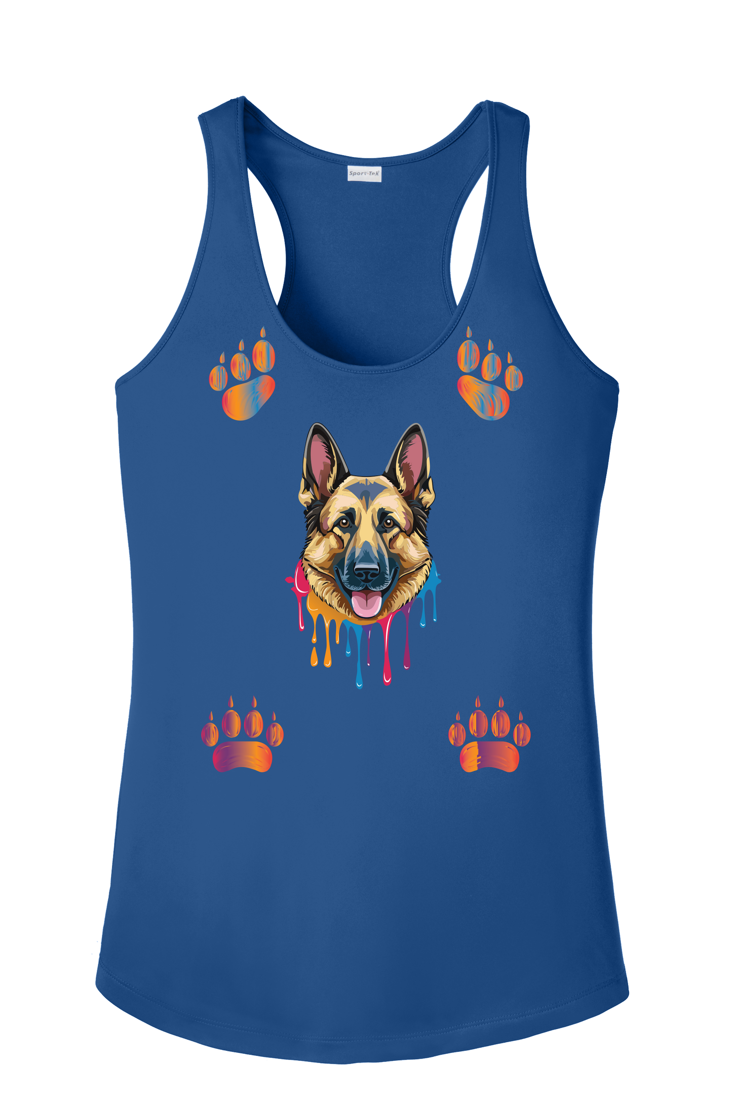German Shepherd Paws Tank Top