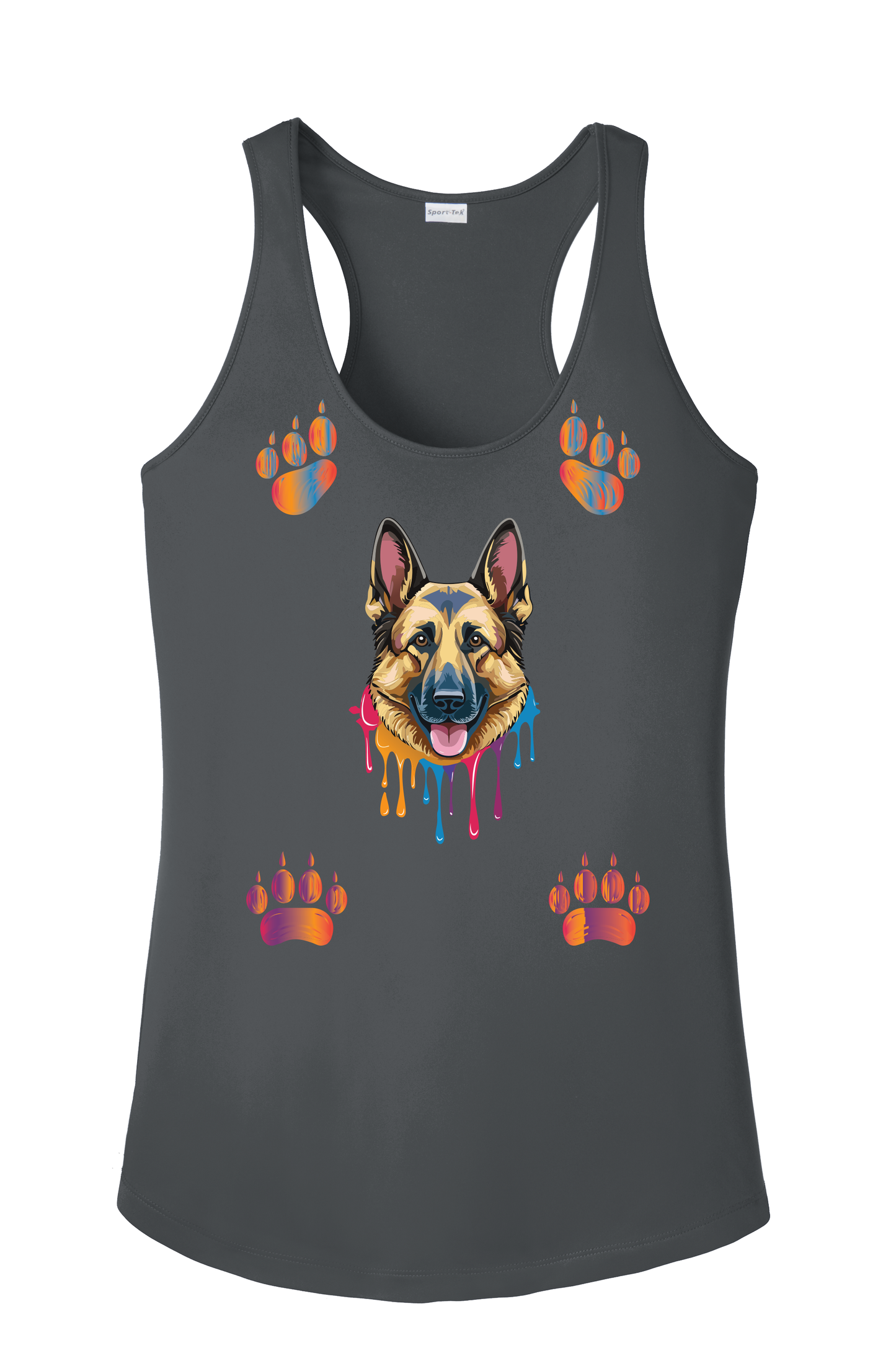 German Shepherd Paws Tank Top