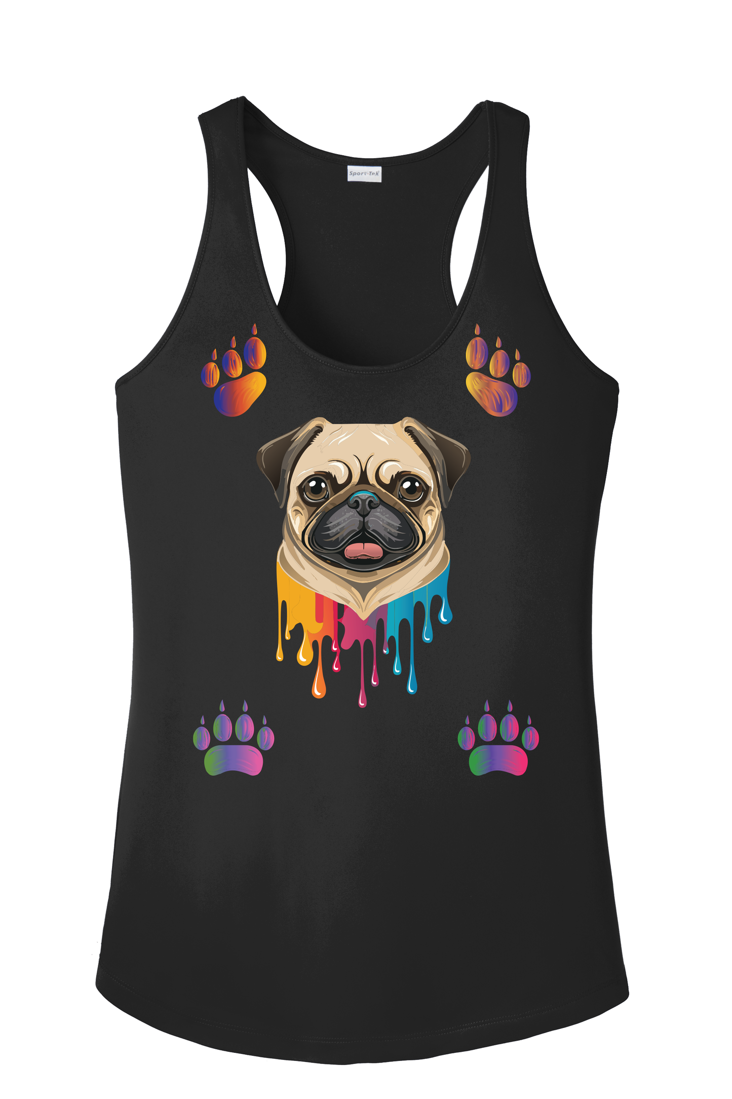 Pug Paws Tank Top