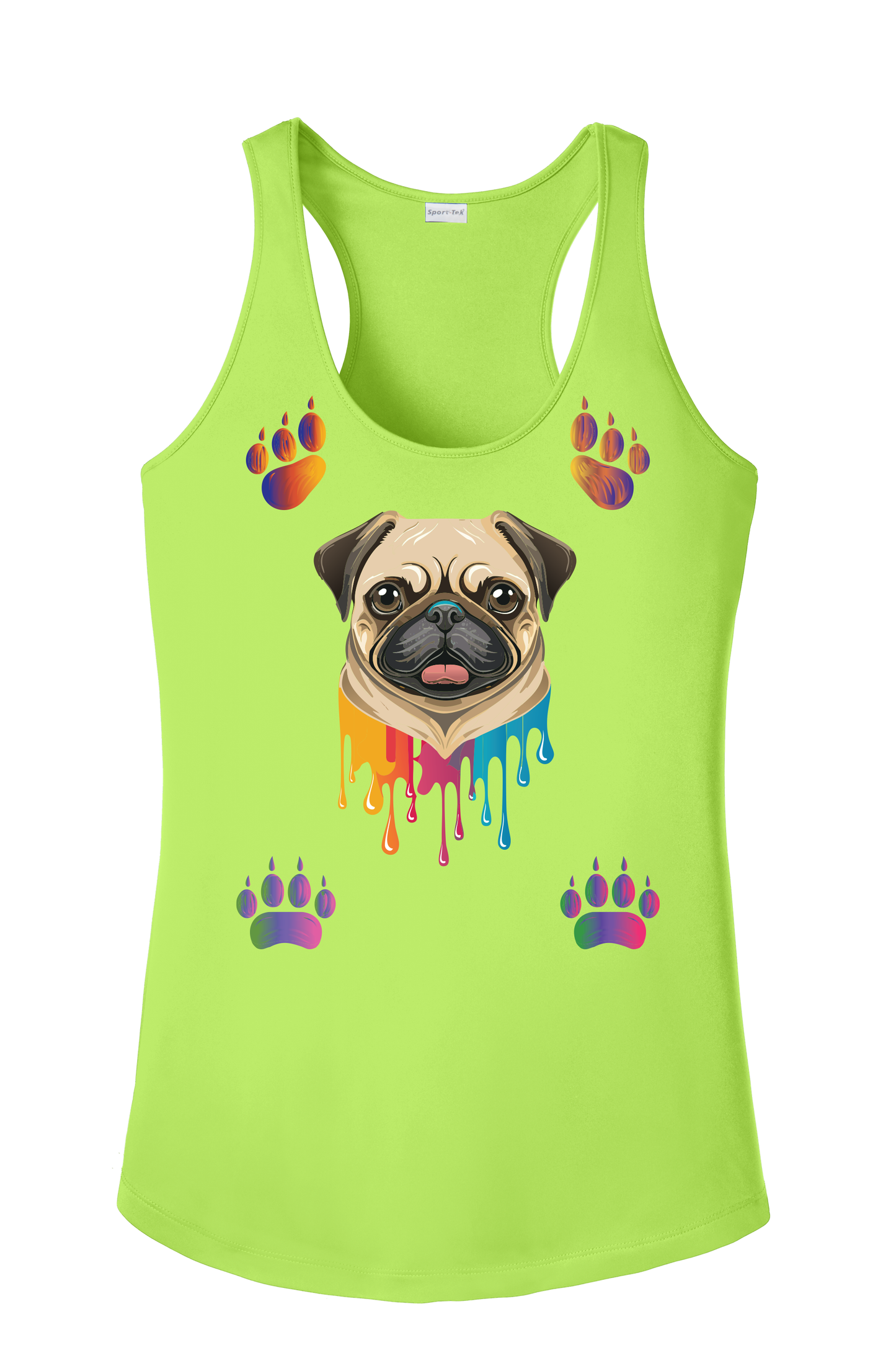 Pug Paws Tank Top