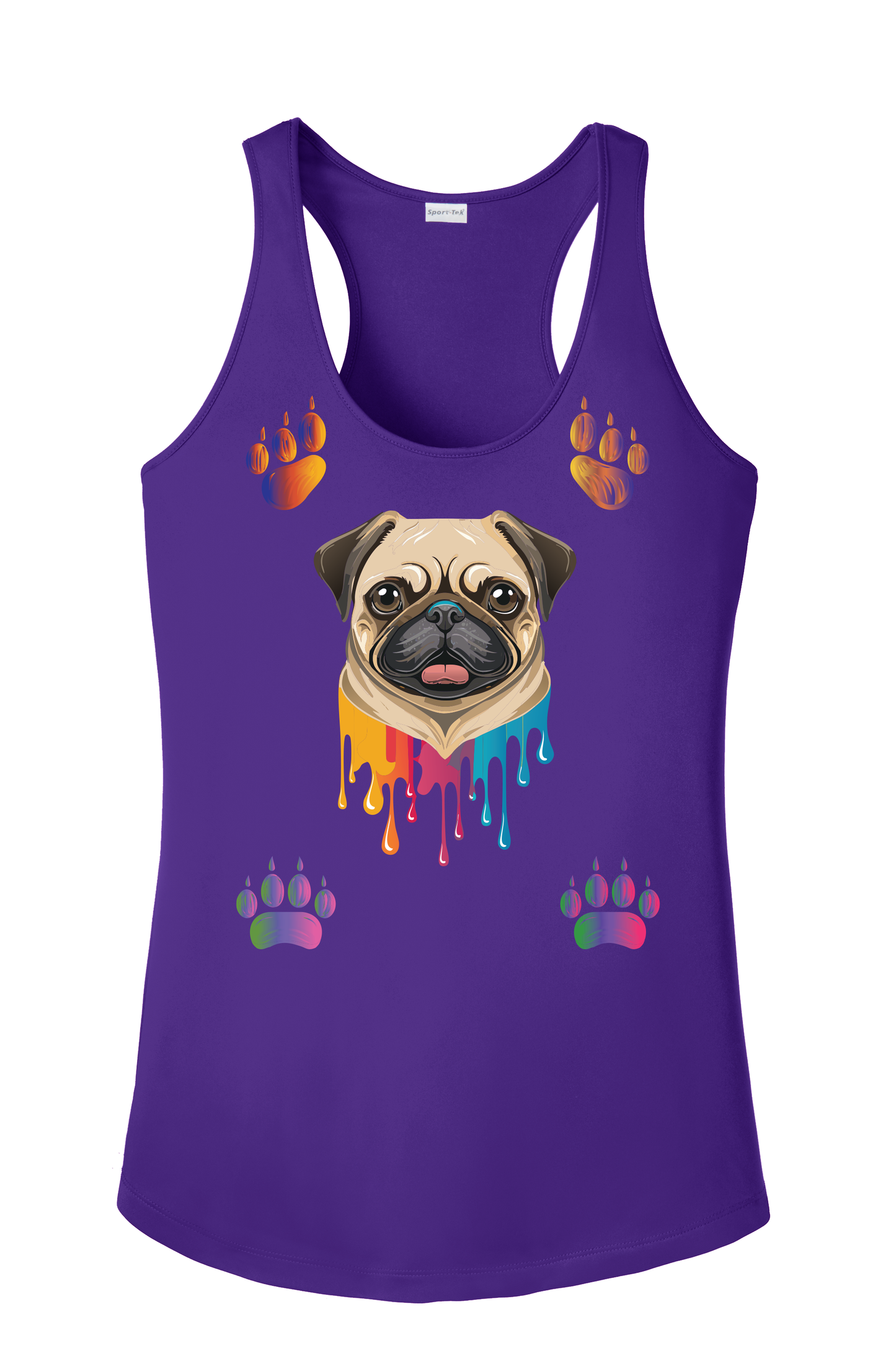Pug Paws Tank Top
