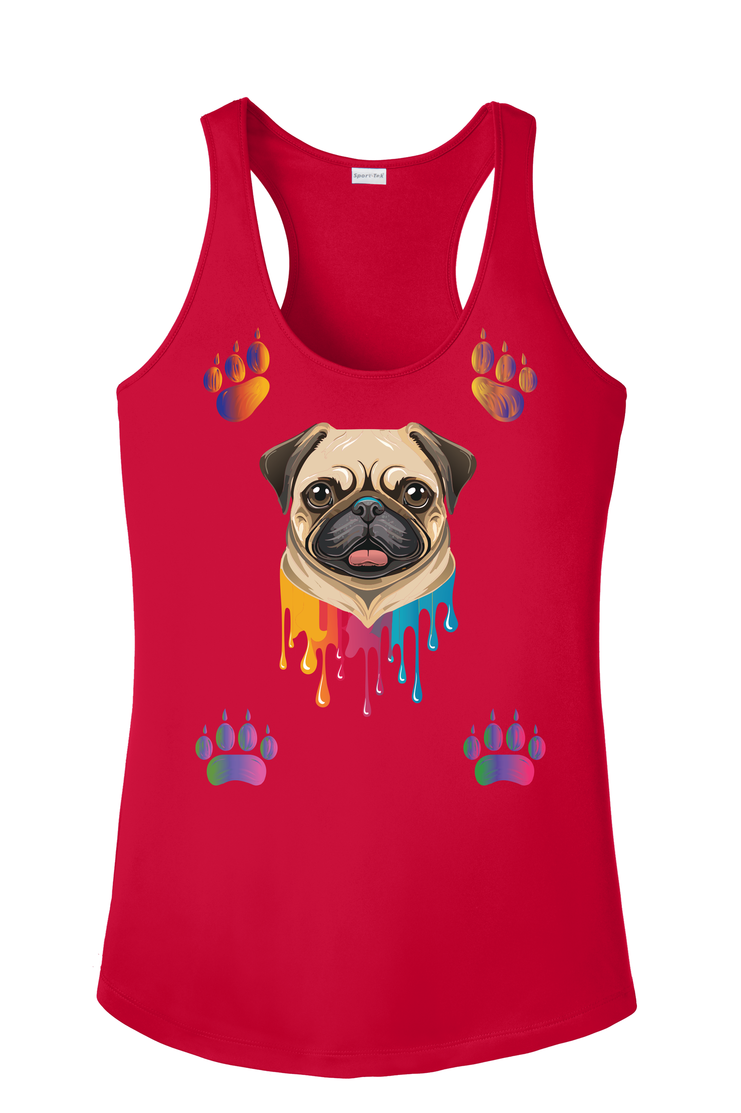 Pug Paws Tank Top