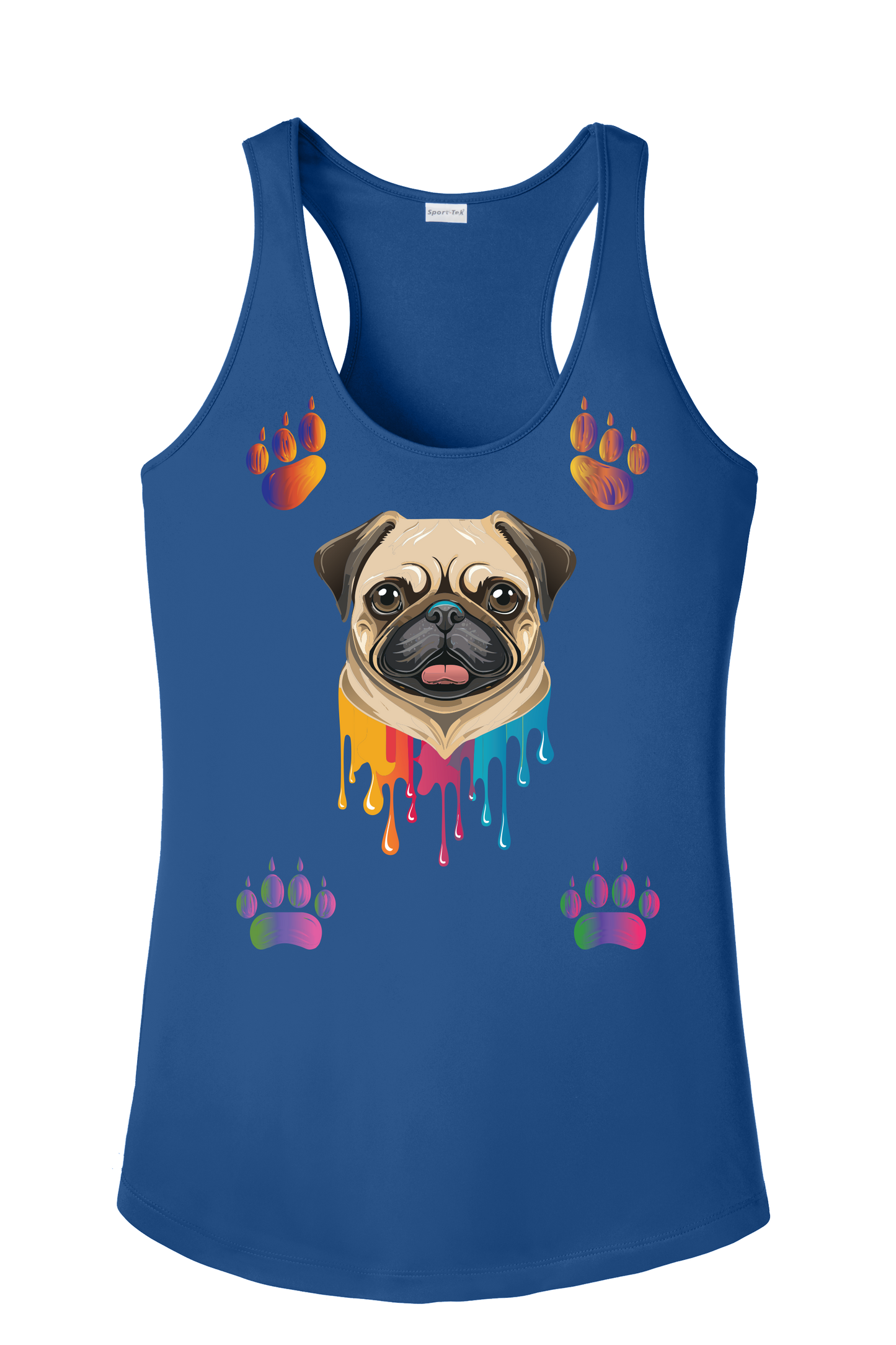Pug Paws Tank Top