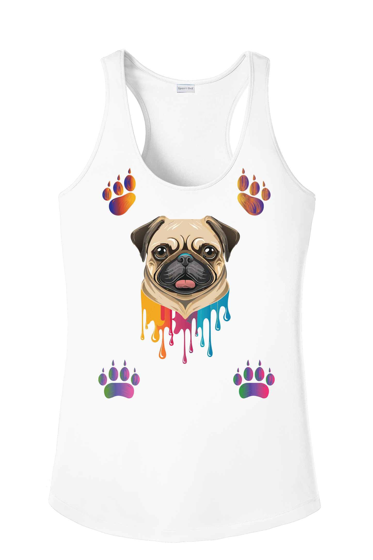 Pug Paws Tank Top