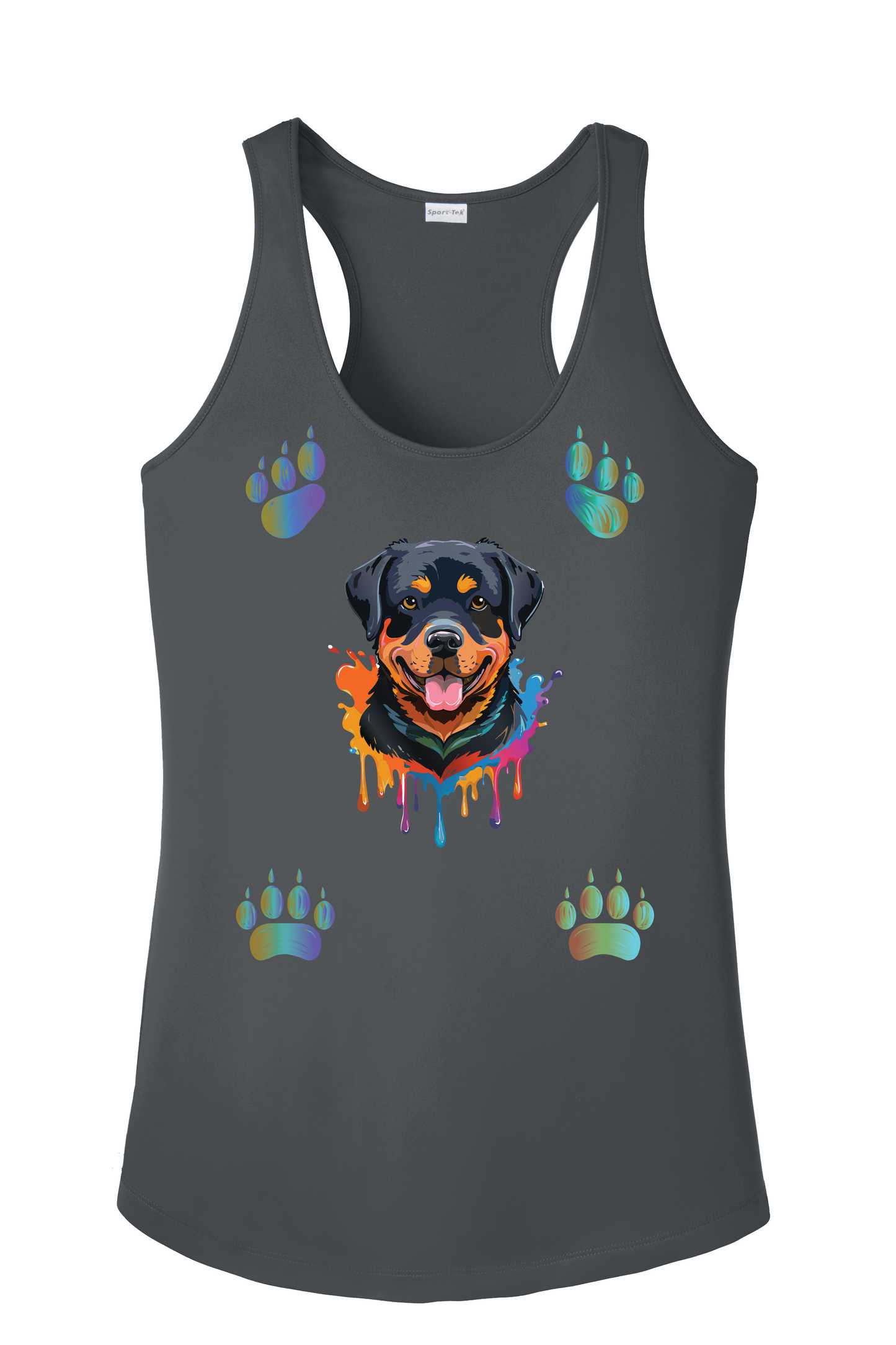 Rottweiler Paws Tank Top