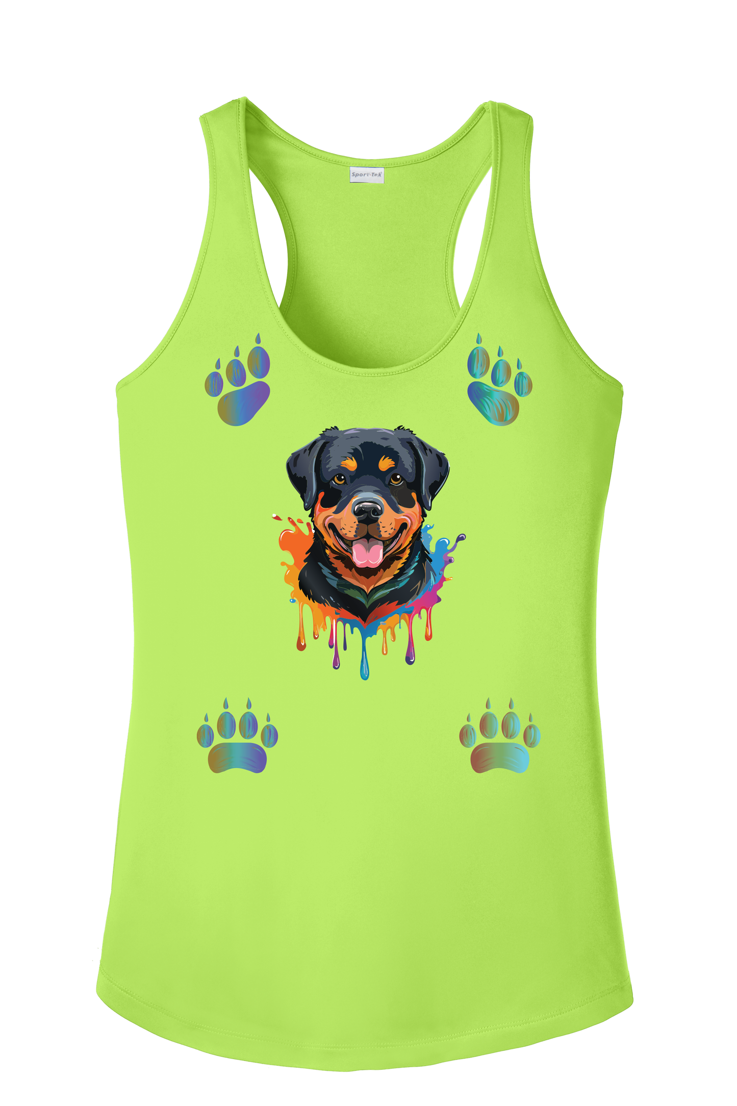 Rottweiler Paws Tank Top