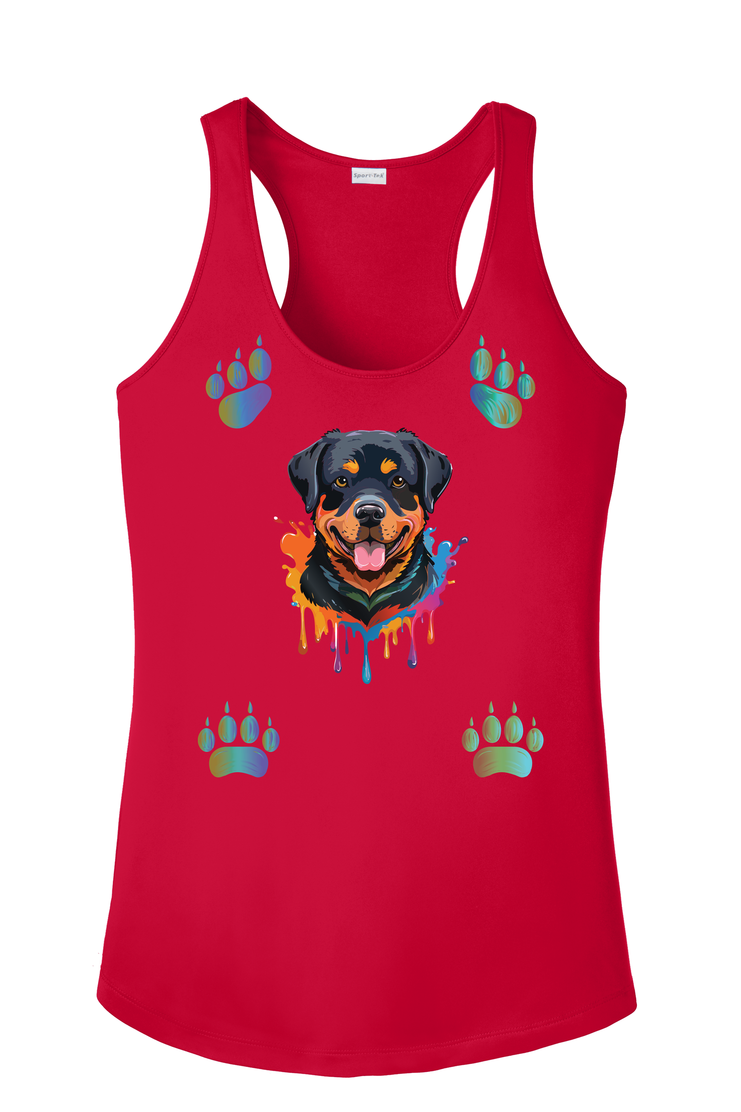 Rottweiler Paws Tank Top