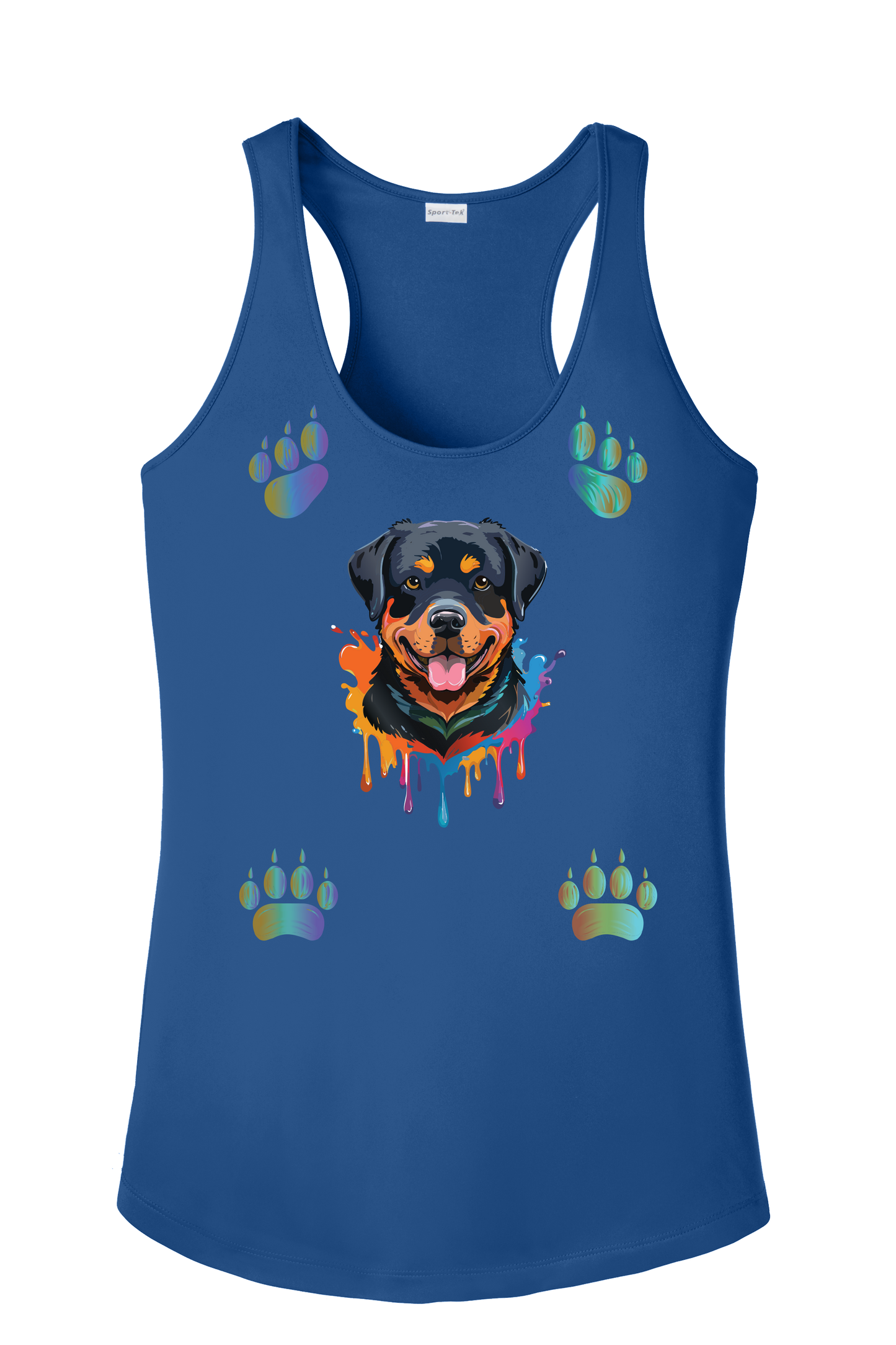 Rottweiler Paws Tank Top