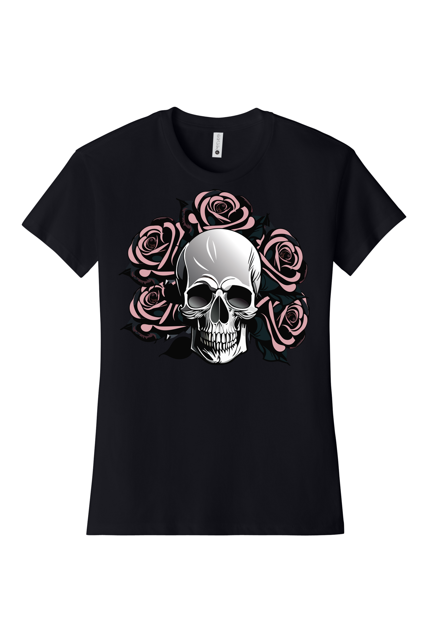 Skull with Roses T-Shirt