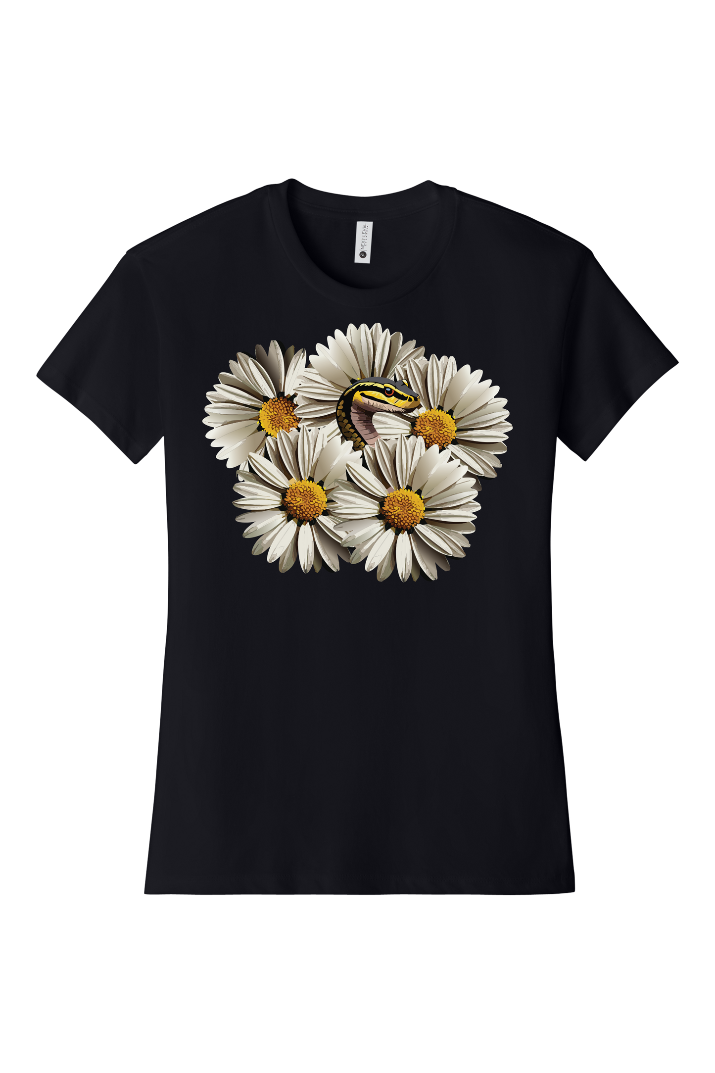 Snake With Daisies Women's T-Shirt