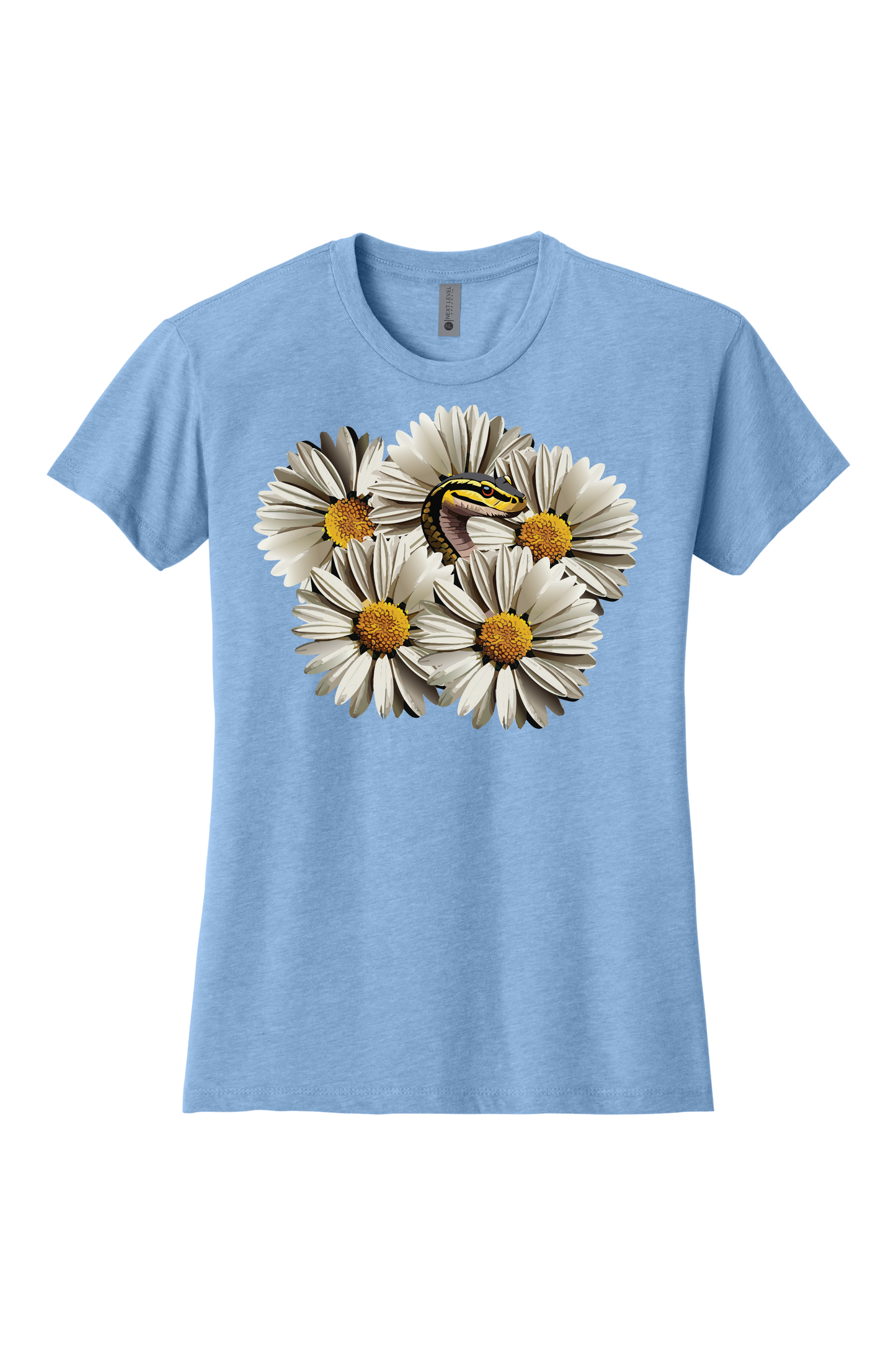 Snake With Daisies Women's T-Shirt