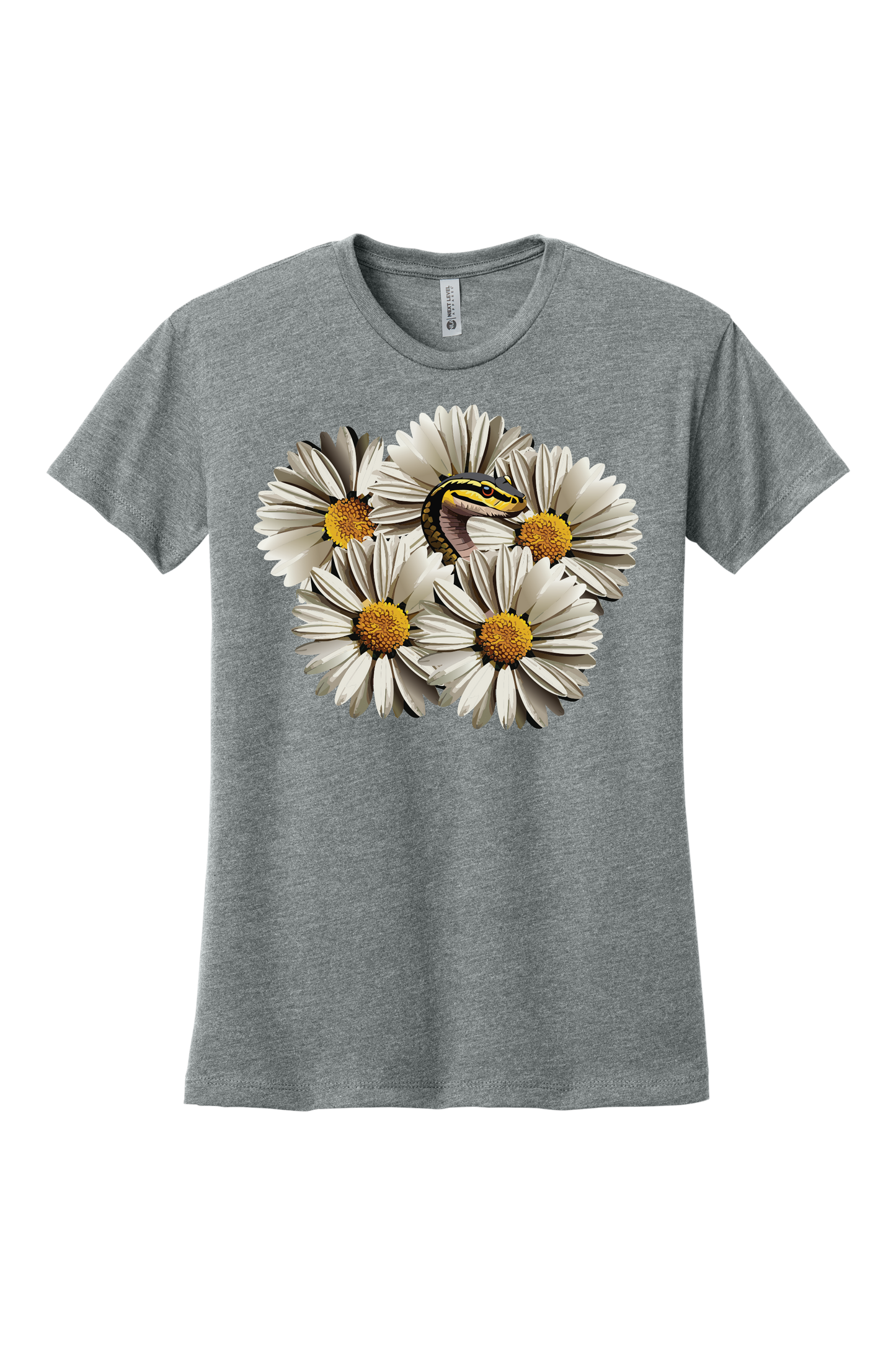 Snake With Daisies Women's T-Shirt