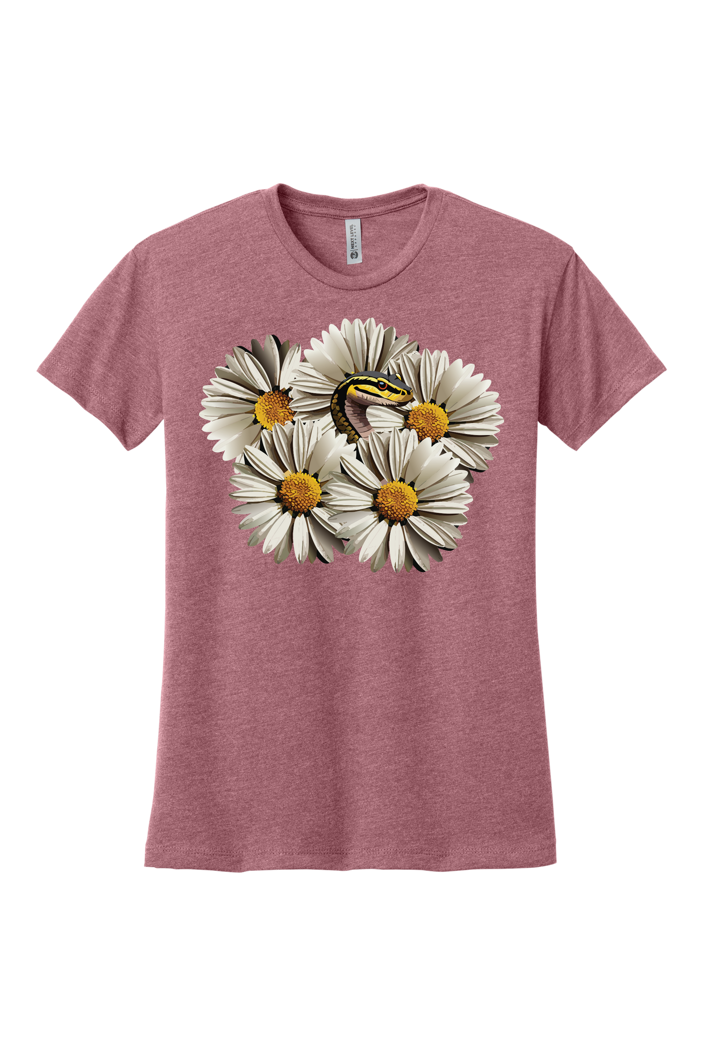 Snake With Daisies Women's T-Shirt