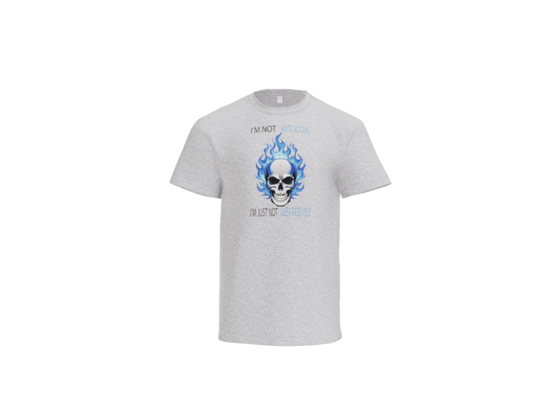 Mens Anti- Social Skeleton