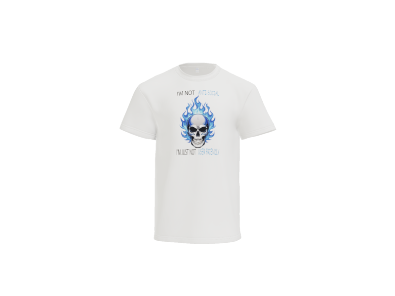 Mens Anti- Social Skeleton