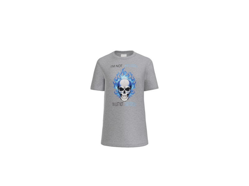 Womans Anti-Social Skeleton T-Shirt