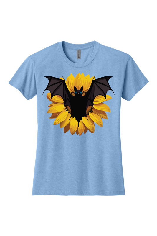 Bat with Sunflower Women's T-Shirt