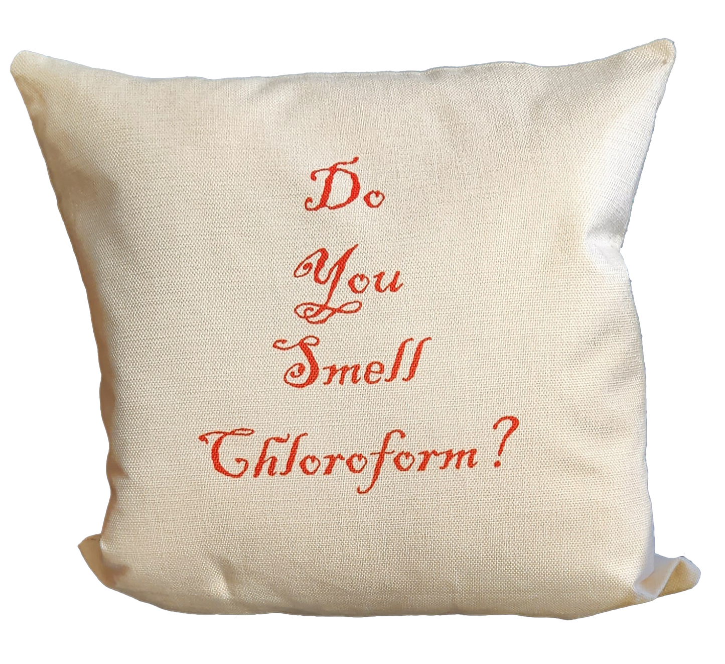 Smell Me/Do you Smell Chloroform? Decorative Throw Pillow